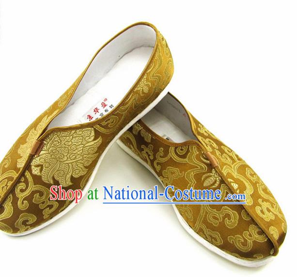 Top Chinese Classic Traditional Tai Chi Shoes Kung Fu Shoes Martial Arts Shoes for Men