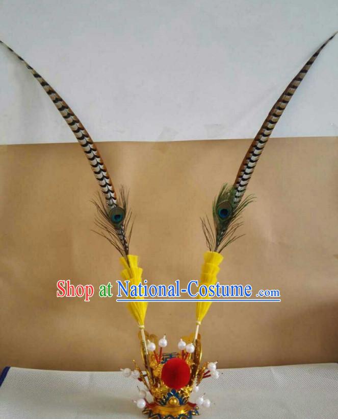 Chinese Traditional Opera Sun Wukong Headwear Hat for Men