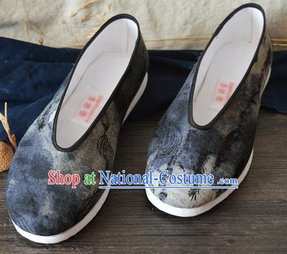 Top Chinese Classic Traditional Kungfu Master Tai Chi Shoes Kung Fu Shoes Martial Arts Fabric Shoes