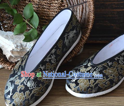 Top Chinese Classic Traditional Kungfu Master Tai Chi Shoes Kung Fu Shoes Martial Arts Fabric Shoes for Women Girls