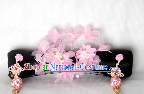 Chinese Qing Dynasty Classical Manchu Hair Jewelry Headwear Headdress Headpieces