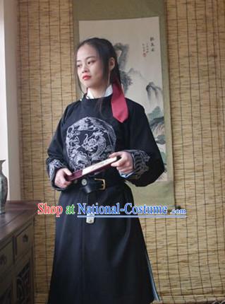 Traditional Asian Chinese Swordsman Clothing Garment Hanfu Clothes Complete Set