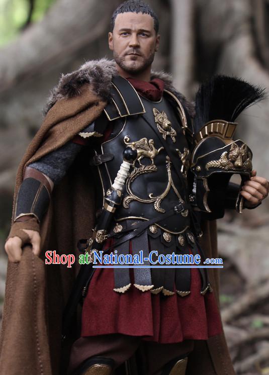 Ancient Superhero Body Armor Costumes Complete Set for Men