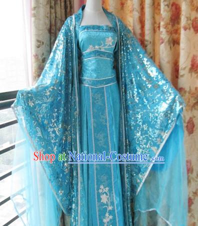 Ancient Chinese Imperial Palace Empress Queen Princess Garment Complete Set