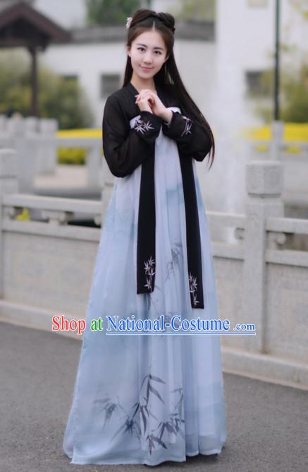 Top Chinese Tang Dynasty Hanfu Clothing Chinese Hanfu Costume Hanfu Dress Ancient Chinese Costumes Complete Set for Women Girls Children