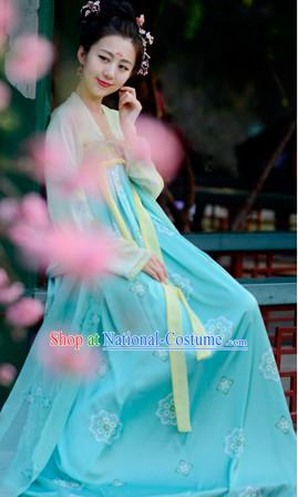 Top Chinese Tang Dynasty Hanfu Clothing Chinese Hanfu Costume Hanfu Dress Ancient Chinese Costumes Complete Set for Women Girls Children