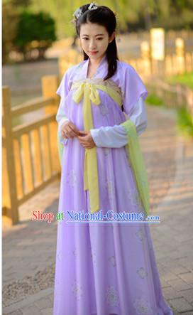 Top Chinese Tang Dynasty Beauty Princess Hanfu Clothing Chinese Hanfu Costume Hanfu Dress Ancient Chinese Costumes Complete Set for Women Girls Children