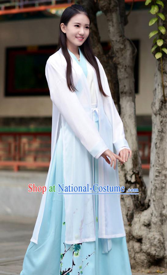 Top Chinese Ming Dynasty Beauty Wedding Hanfu Clothing Chinese Hanfu Costume Hanfu Dress Ancient Chinese Costumes and Hair Jewelry Complete Set for Women Girls Children