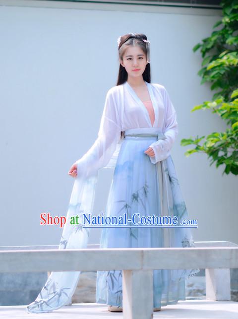 Top Chinese Tang Dynasty Female Hanfu Clothing Chinese Hanfu Costume Hanfu Dress Ancient Chinese Costumes and Hat Complete Set for Women Girls Children