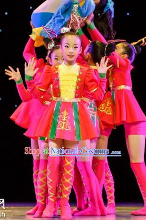 Chinese Folk Dance Costumes Complete Set for Kids