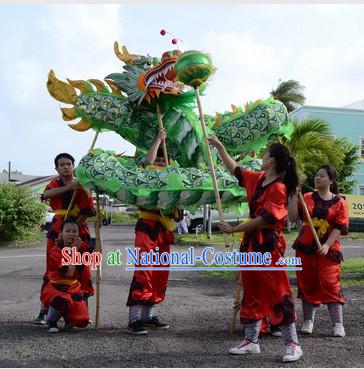 Asian Chinese New Year Performance Dragon Dance Costumes Complete Set for Six People