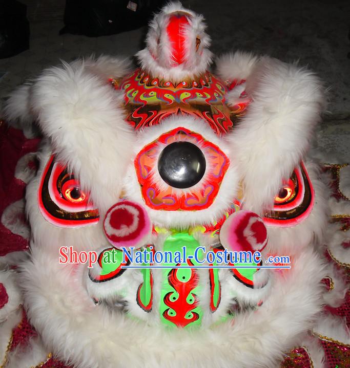 Top Competition and Parade Hok San Lion Dancing Costume Complete Set