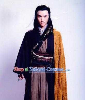 Chinese Ancient Style Yang Guo Shen Diao Xia Lv Drama Costumes Complete Set for Men