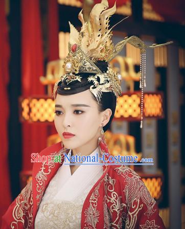 Ancient Chinese Style Imperial Palace Empress Queen Empress Hairpieces Hair Jewelry Set