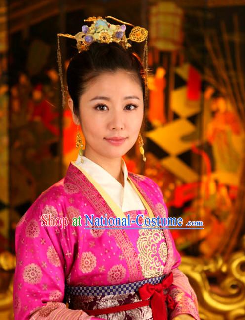 Ancient Chinese Style Imperial Palace Empress Queen Empress Hairpieces Hair Jewelry Set