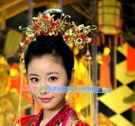 Ancient Chinese Style Imperial Palace Empress Queen Empress Hairpieces Hair Jewelry Set