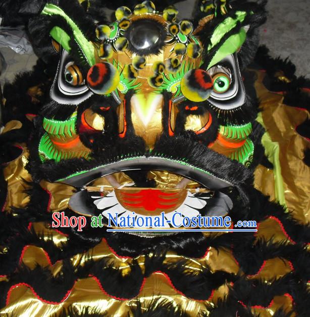 Top Competition and Parade Fut San Lion Dancing Costume Complete Set