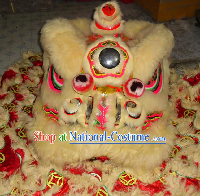 Top Competition and Parade Fut San Lion Dancing Costume Complete Set