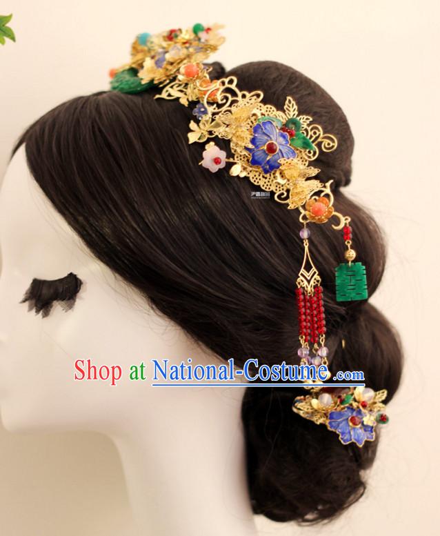 Top Chinese Traditional Wedding Headpieces Hair Jewelry Hair Clasp Hairpins