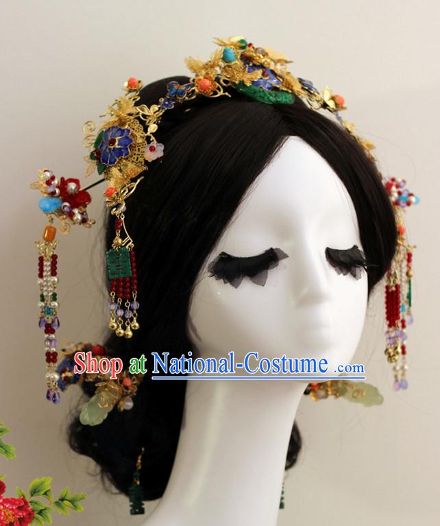 Top Chinese Traditional Wedding Headpieces Hair Jewelry Hair Clasp Hairpins