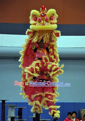 Supreme 100_ Natural Wool Chinese Southern Lion Dance Equipments Complete Set