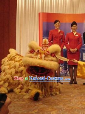 Supreme 100_ Long Natural Wool Chinese Southern Lion Dance Equipments Complete Set