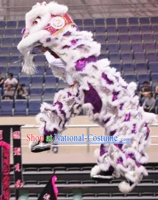 Big Opening Ceremony 100_ Natural Long Wool Lion Dance Equipments Complete Set