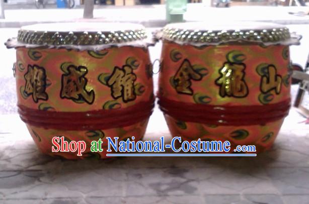 24 Inches Custom Made Big Lion Dance Wooden Drum