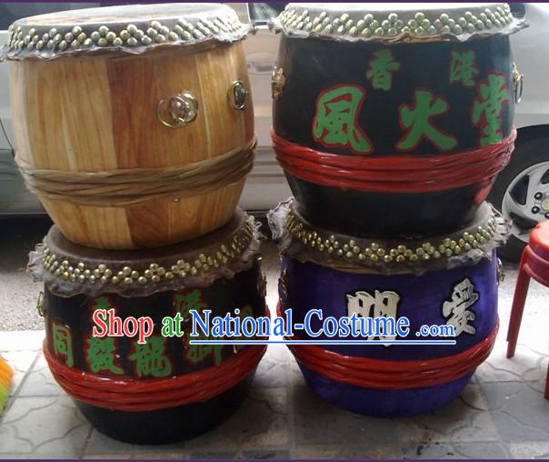 24 Inches Custom Made Big Lion Dance Wooden Drum