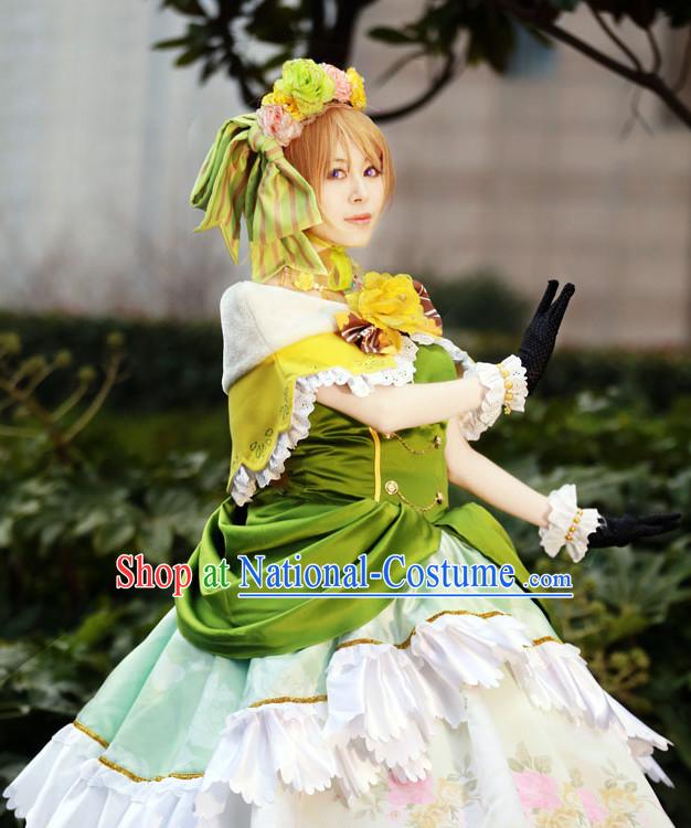 Custom Made Lovelive Cosplay Costumes and Headwear Complete Set for Women or Girls