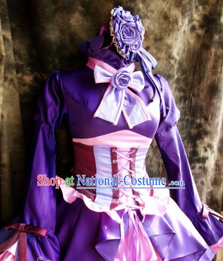 Custom Made Reborn Cosplay Costumes and Headwear Complete Set for Women or Girls