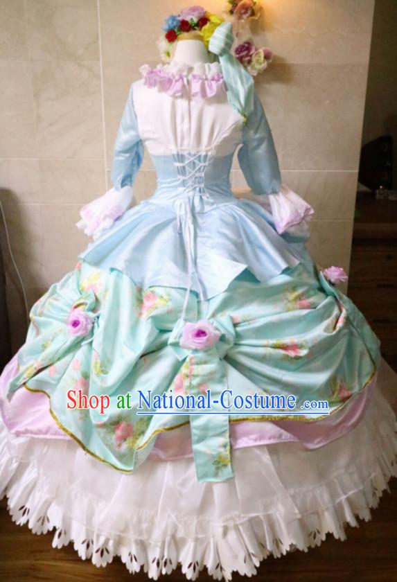 Custom Made Cosplay Costumes and Headdress Complete Set for Women or Girls