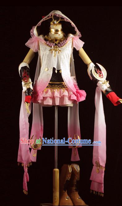 Made to Order Princess Cosplay Costumes and Headdress Complete Set for Women