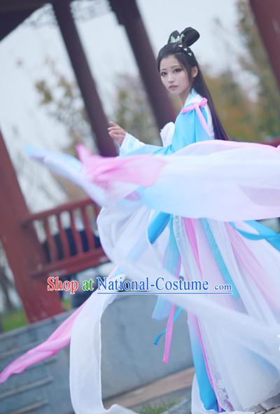 Chinese Ancient Style Fairy Garments Complete Set for Women