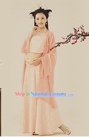 Traditional Chinese Pregant Lady Dress Chinese Hanfu Clothing Cloth China Attire Oriental Dresses Complete Set for Women