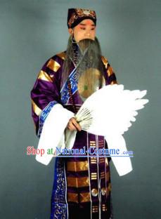 Chinese Beijing Opera Costumes Peking Opera Taoist Costume Complete Set for Men