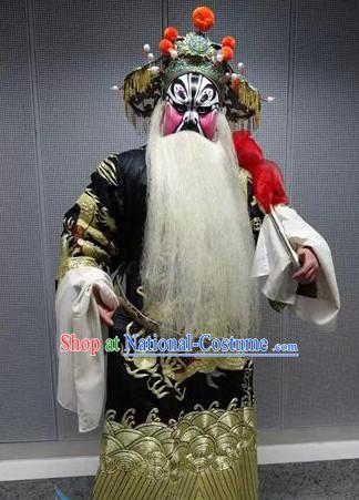 Chinese Beijing Opera Costumes Peking Opera Prime Minister Costume Complete Set for Men