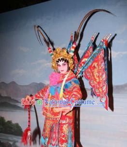 Chinese Beijing Opera Costumes Peking Opera Superheroine Costume Complete Set for Women