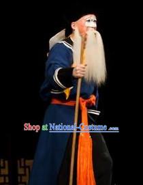 Chinese Beijing Opera Costumes Peking Opera Fisherman Old Man Costume Complete Set for Men