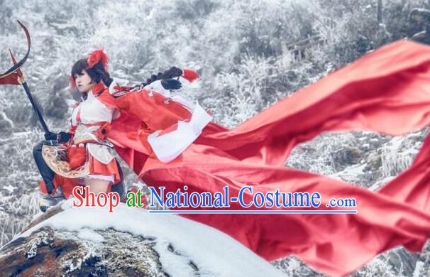 Chinese Costume Superhero Armor Cosplay Costumes China Traditional Armors Complete Set for Men Women Kids Adults