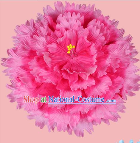 Rose Traditional Dance Peony Umbrella Props Flower Umbrellas Dancing Prop Decorations for Kids Children Girls Boys