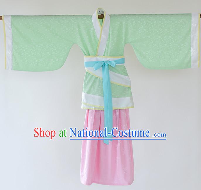 Chinese Traditional Clothing Hanfu Dresses Complete Set for Women