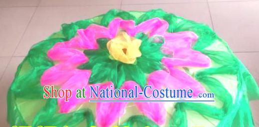 Traditional Dance Props Flower Umbrella Yangge Dancing Prop Folk Decorations for Men Women Adults Kids Children