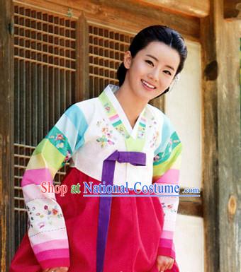 South Korean Embroidered Clothing Traditional Korean Dress Traditional National Costume