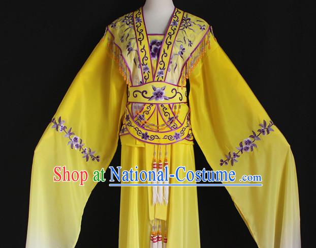 Ancient Asian Stage Performance Long Sleeve Beauty Dance Costumes