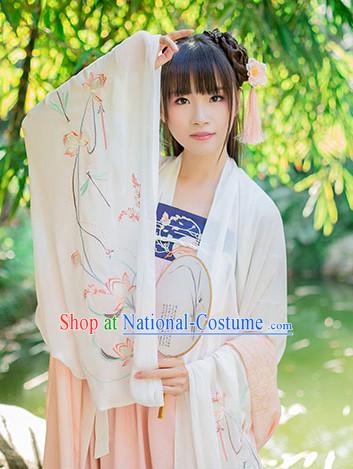 Hanfu Clothing Custom Traditional Chinese Hanfu Dreses Han Clothing Hanzhuang Historical Dress and Accessories Complete Set