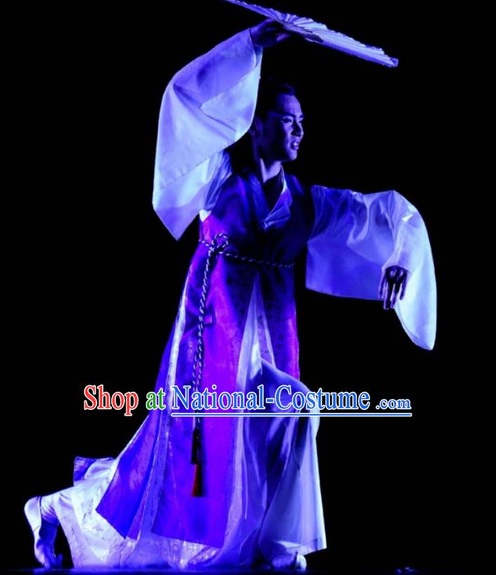 Korean Ethnic Traditional Dance Costume Folk Dancing Costumes Traditional Chinese Dance Costumes Asian Dance Costumes Complete Set for Men