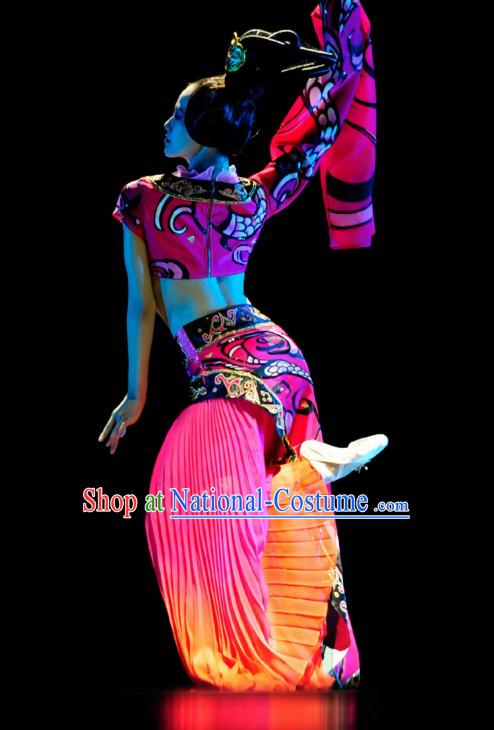 Chinese dancing Costume Folk Dancing Costumes Traditional Chinese dancing Costumes Asian dancing Costumes