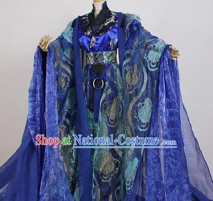 Ancient Chinese Style Emperor King Garment Costumes Clothing for Men Boys