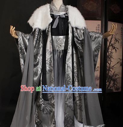 Ancient Chinese Style Emperor King Cosplay Garment Costumes Clothing for Men Boys